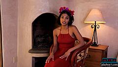 indian milf shows her curves