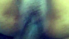 Ebony amateur gets pussy drilled with dildo in hidden fantasy