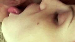 Redhead Karla Rose licks balls in POV homemade scene