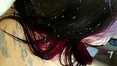 black finger in the ass and screaming during an intimate moment with amateurs