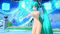 Hatsune Miku's full nude mod in AI no Uta Project Diva