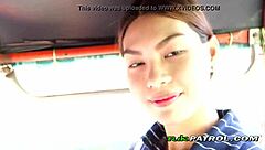 hey, how did this sweet asian teen get slammed hard in public?