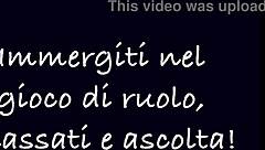 Hey, submit to me in this Italian femdom roleplay at university with face sitting and feet licking. I’m your mistress now, so obey every command!