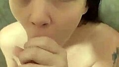 Petite Slut Gets Covered in a Sticky, Messy Facial After Wild Action