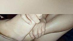 Pelirroja tetona culona monta BBC a tope para creampie profundo en coño