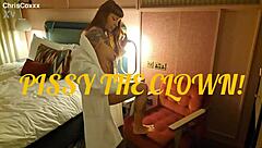 pissy the clown gets humiliated in wild roleplay