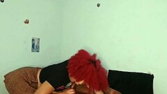 Hot cousin seduces on bed for intense sex session