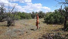Savannah Vixen, the mature beauty, gets wild outdoors with amateurs.