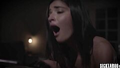 Nice Latina Teen Sucks a Massive Cock with Real Passion