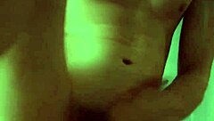 Oh yeah, feel the thrill as I twist my big pierced cock!