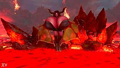 Selamat Halloween Dari Maggie Tunjuk Tetek Besar Dalam Gaya Perayaan