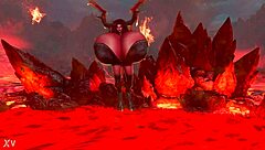 Selamat Halloween Dari Maggie Tunjuk Tetek Besar Dalam Gaya Perayaan