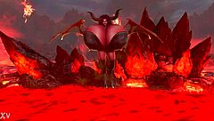 매기 할로윈 파티 거대 젖통 흔들며 과시 쇼