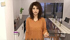 exploring new memories in the game with brunette