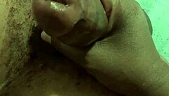 Watch my wife stroke my cock for a cumshot.