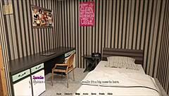 exploring new memories in the game with brunette