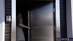 dirty latina carmen caliente’s big ass rides stranger’s huge cock after massage