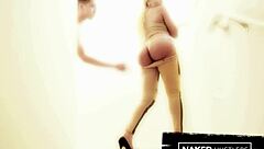 Ever seen Jayla Foxx's round ebony booty take a thick Latin cock?