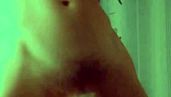 Oh yeah, feel the thrill as I twist my big pierced cock!