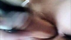 large thick dildo stretches wet pussy in dripping fun