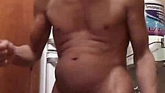 Watch Him Stroke His Cock Slowly