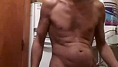 Watch Him Stroke His Cock Slowly