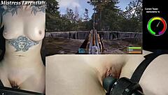 Naked streamer overwhelmed by chat's vibrator teasing