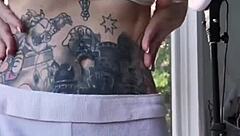 Melody Radford Tries On Micro Bikini Showing Huge Tits