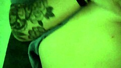 horny latina with big tits on her period