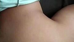 Delicious housewife bent over on the sofa, big ass in POV doggystyle 😍