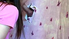 哇，我们第一次自制荣耀洞口交被摄像头拍到！