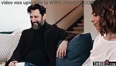 Big ass Sophia Burns surprises ex-friend's boyfriend with cowgirl riding