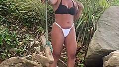 We're the hairy girls banging hard on the beach!