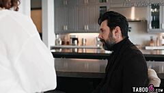 Big ass Sophia Burns surprises ex-friend's boyfriend with cowgirl riding