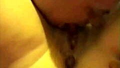 This uncut homemade couple video features handjob, sex, and cumshot in bed 😉