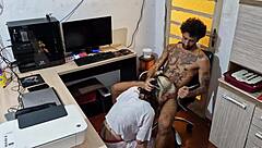 I woked up horny and begged my half-brother to fuck me hard