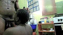 Hot Blowjob In Home Kitchen!