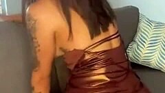 Nigerian Girl Bends Over for Wet Pussy Masturbation and Doggystyle