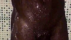 quick masturbation before hitting the shower