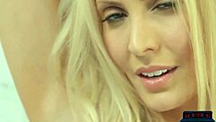 Stunning Blonde Milf With Big Boobs Strips Down on Dream Date