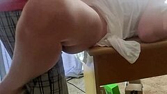 Close Up Office Table Fuck with a Shaking Big Ass