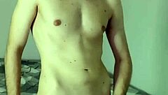 Amateur Solo Masturbation in Bedroom Leads to Huge Cum and Orgasm on Webcam