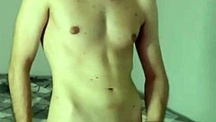 Amateur Solo Masturbation in Bedroom Leads to Huge Cum and Orgasm on Webcam