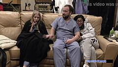 Man, I can’t believe I’m watchin’ Dr Tampa check bratty orphan cheerleader Jasmine Rose backstage!