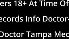 Behind the scenes with Dr. Tampa as Tori Sanchez undergoes a pap smear in Florida.