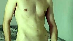 Amateur Solo Masturbation in Bedroom Leads to Huge Cum and Orgasm on Webcam