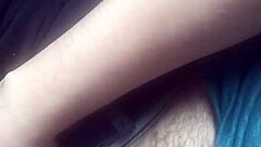 White hands deliver intense handjob with explosive cumshot