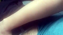 White hands deliver intense handjob with explosive cumshot