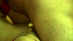 Milf Brooke Banner Bent Over in Lingerie and Fishnets, Fucked Hard by Older Man on Bed