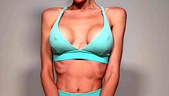 Yoga orgasm with berrythrone dildo bj riding pov